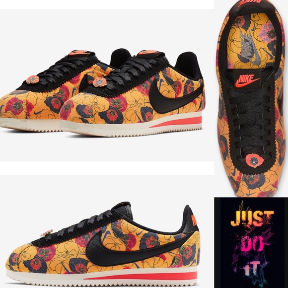 nike classic cortez lx floral women's